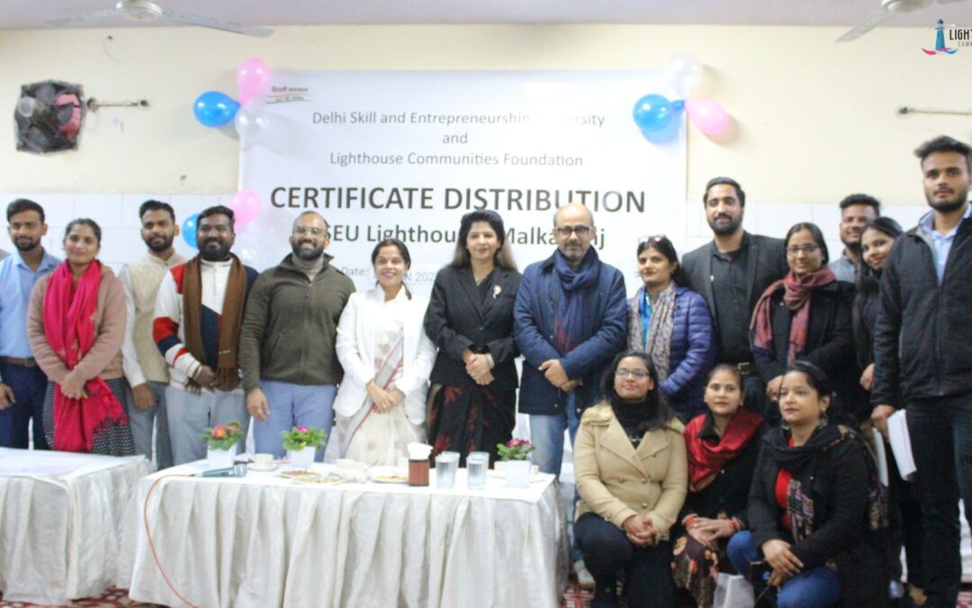 291 students celebrate successful completion of skills training at DSEU-Lighthouse in Delhi