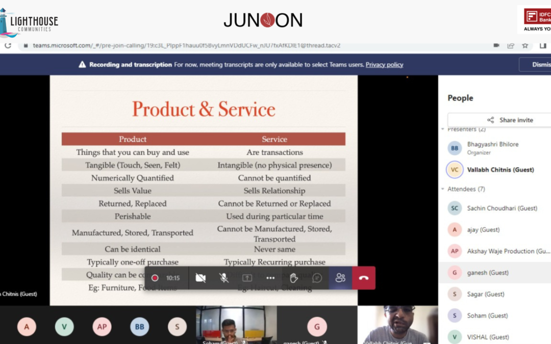 Improving Quality: Junoonis Learn the Importance of Customer-Centric Products and Services